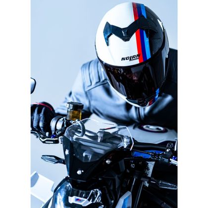 Nolan X-904 ULTRA CARBON GEMINI Integraalhelm - Koolstof / Wit