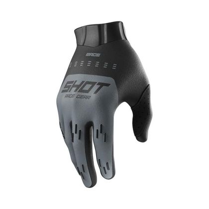 Shot RACE EVO 2025 Cross-Handschuhe - Grau / Schwarz Ref : SO3118 