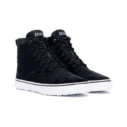 Baskets Moto TCX Boots DARTWOOD TEX - Noir / Blanc