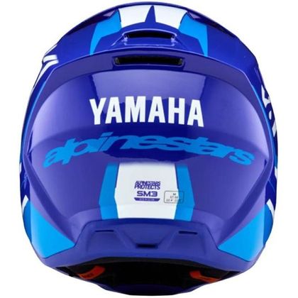 Alpinestars YAMAHA S-M3 2026 Cross-Helm - Blau / Weiß