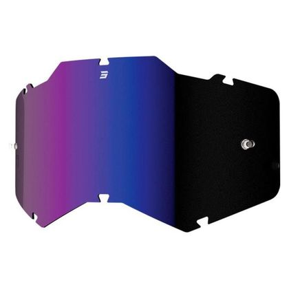 Shot IRIDIUM BLAUW - ZOALS - VOOR ASSAULT 2.0 EN IRIS 2.0 MASKERS Vizier bril - Iridium / Blauw