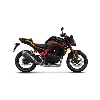 Kit déco RiderUnik NOVA BLACK - Noir Ref : RU3300 / CB750HORNETNOVABLACK-1 HONDA 750 CB 750 HORNET - 2023 - 2024