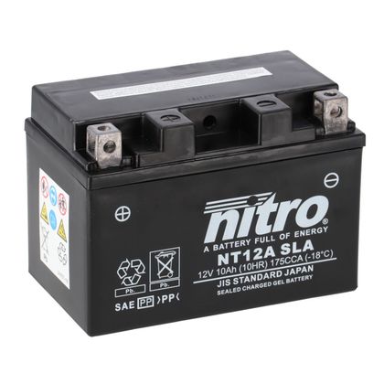 Batería Nitro YT12A-SLA CERRADA TIPO ÁCIDO SIN MANTENIMIENTO/LISTA PARA USAR