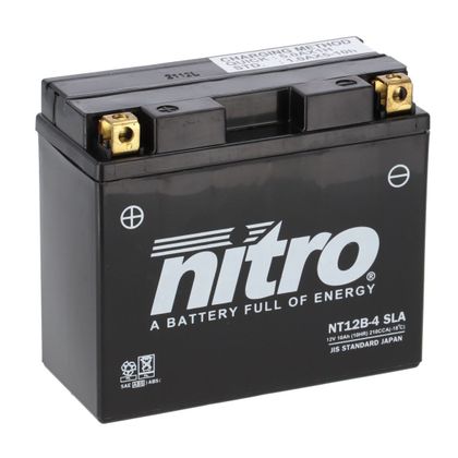 Batería Nitro YT12B-4 AGM cerrada Tipo ácido sin mantenimiento