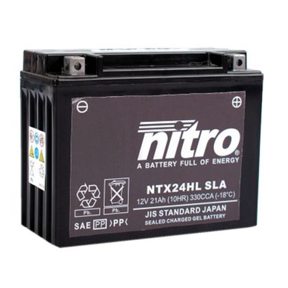 Batterie Nitro NTX24HL SLA FERME TYPE ACIDE SANS ENTRETIEN/PRÊTE À L'EMPLOI