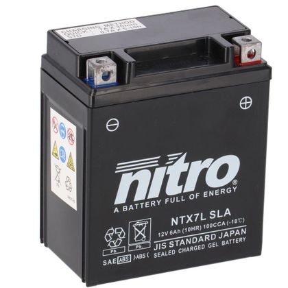 Batería Nitro YTX7L-SLA CERRADA TIPO ÁCIDO SIN MANTENIMIENTO/LISTA PARA USAR