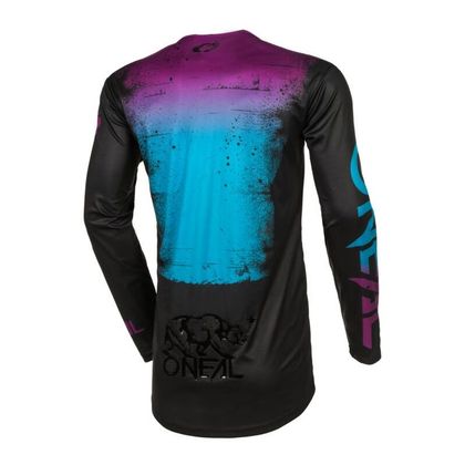 Camiseta de motocross O'Neal MAYHEM - SCARZ V24 2023 - Negro / Azul