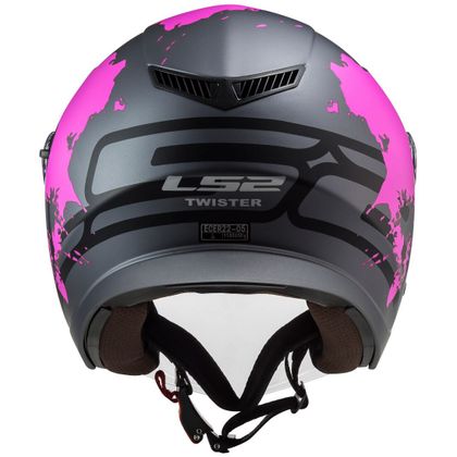 Casque LS2 OF573 - TWISTER II - XOVER MATT PURPLE