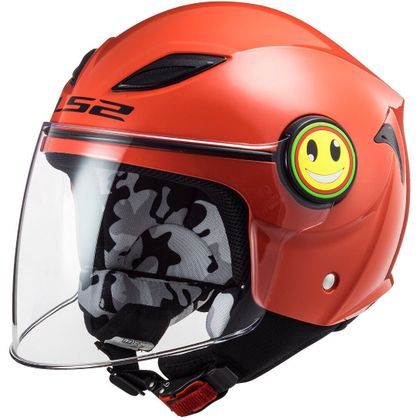Casco LS2 OF602 - FUNNY - SOLID - Rosso Ref : LS0650 