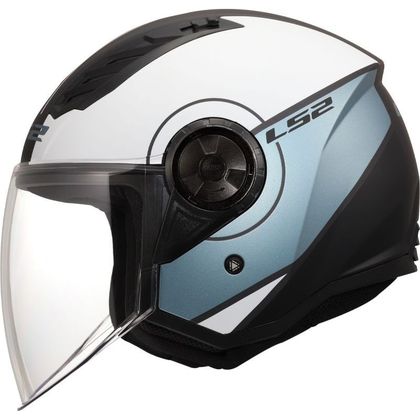 LS2 OF616 - AIRFLOW II - COVER Jethelm - Grau / Blau