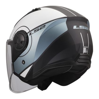 LS2 OF616 - AIRFLOW II - COVER Jethelm - Grau / Blau