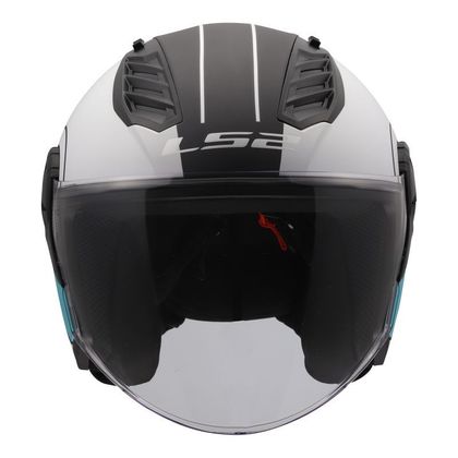 LS2 OF616 - AIRFLOW II - COVER Jethelm - Grau / Blau