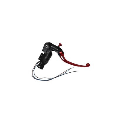 Accossato REMMEN 19 x 18 radiaal met inklapbare LONG hendel Hoofdremcilinder Universeel - Zwart / Rood