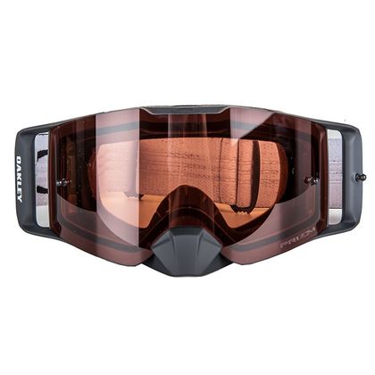 Gafas de motocross Oakley FRONT LINE MX - SPEED negro mate pantalla PRIZM bronce 2018 Ref : OK1435 / OO7087-02 