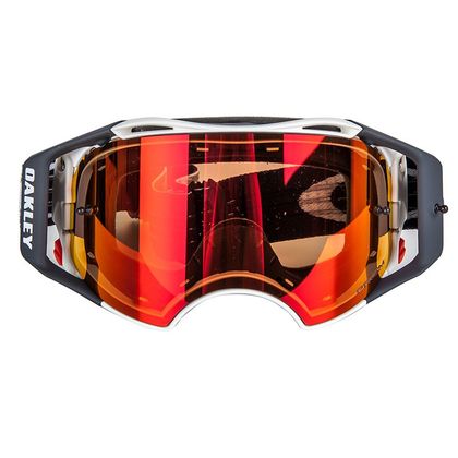 Gafas de motocross Oakley AIRBRAKE MX - SPEED blanco mate pantalla PRIZM bronce 2018 Ref : OK1459 / OO7046-57 