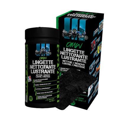 Lingettes Unpass OMW Boite de 80 + microfibre +Etui/Fourreau Universel