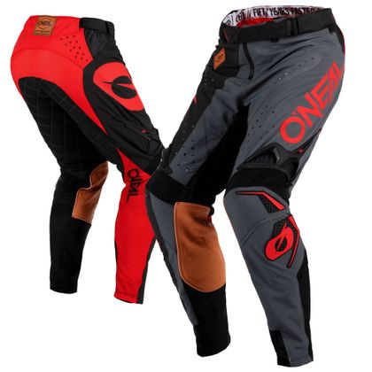 Pantalón de motocross O'Neal PRODIGY - FIVE ZERO - BLACK NEON RED 2020