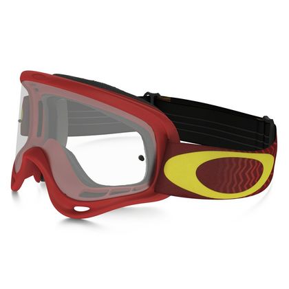 Gafas de motocross Oakley XS O FRAME MX  - SHOCKWAVE RED YELLOW LENS CLEAR Ref : OK1307 / OO7030-07 