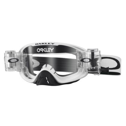 Maschera da cross Oakley O2 MX RACE READY  - MATTE WHITE LENS CLEAR 2023