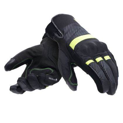 Guantes Dainese FULMINE D-DRY - Negro / Amarillo Ref : DN2111 