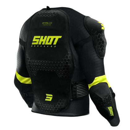 Gilet de protection Shot OPTIMAL 2.0 2025 - Noir / Jaune