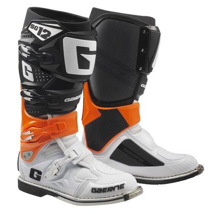 Botas de motocross Gaerne SG12 ORANGE BLACK WHITE 2020