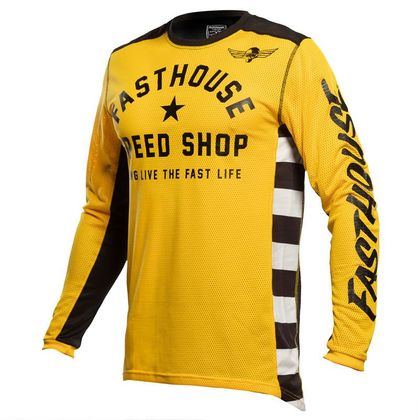 Maillot cross FASTHOUSE GRINDHOUSE ORIGINALS AIR COOLED GOLD BLACK 2021 Ref : FAS0078 