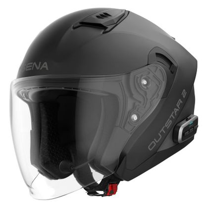 Casque jet Sena OUTSTAR 2 AVEC INTERCOM - Noir