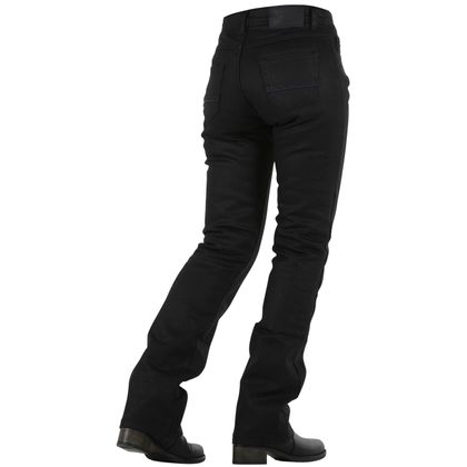 Jeans Overlap DONINGTON BLACK WAXED - Straight