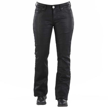 Jeans Overlap HARLOW BLACK WAXED - Bootcut