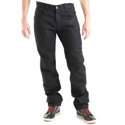 Jean Moto Overlap MANX BLACK - Straight / Régular Ref : OV0007 