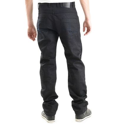 Jean Moto Overlap MANX BLACK - Straight / Régular