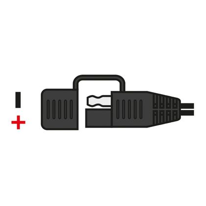 Chargeur Oxford Câble 12V Type SAE (0.5m)  pour prise allume cigare 12v universel - Noir