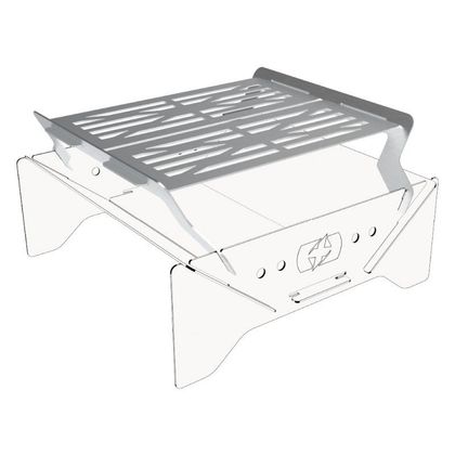 Oxford Grid Universal Barbecue - Grey
