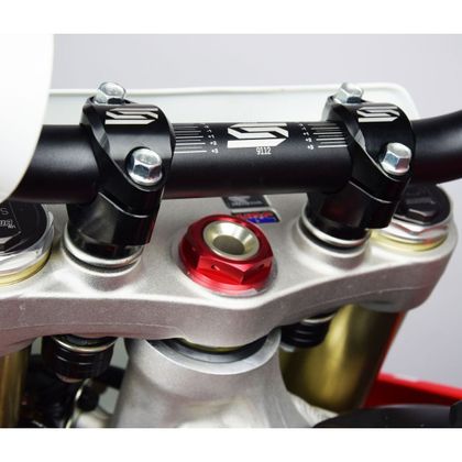 Scar Ø28.6 - CR/CRF YZ/YZF hoogte 30/35/40/45mm Stuurklem Universeel - Zwart