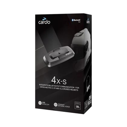 Intercom Cardo 4X-S - Compatible SHOEI GT-Air 3, NEOTEC 3 et J-Cruise 3 Ref : CR0113 / UCSF010007 
