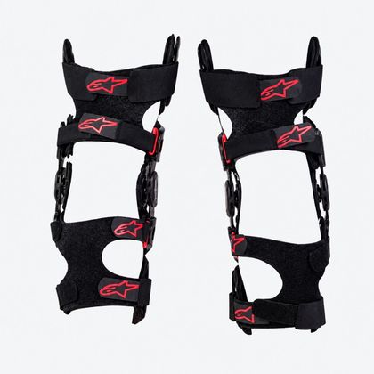 Knäskydd Alpinestars FLUID PRO 2027 - Svart / Röd