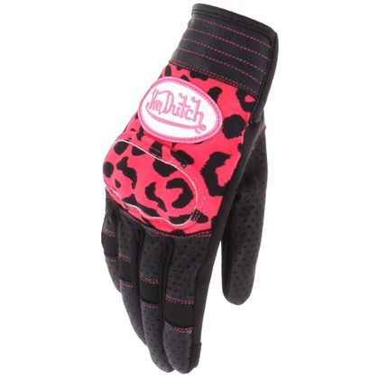 Gants Helstons VON DUTCH PALAVAS AIR - Noir / Rose Ref : HS1357 