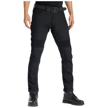 Jeans Pando Moto KARLDO - Slim - Nero Ref : PAN0043 