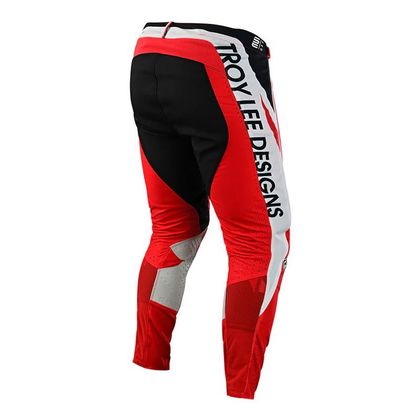 Pantalón de motocross TroyLee design SE PRO DROP IN 2023 - Rojo