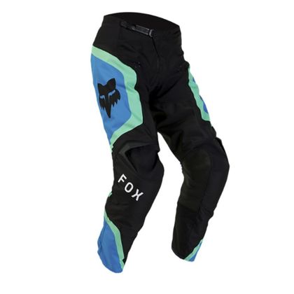 Pantalón de motocross Fox YOUTH 180 - BALLAST - Negro / Azul