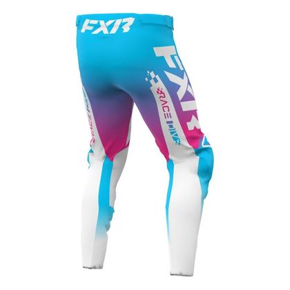 Pantaloni da cross FXR REVO COMP COTTON CANDY 2022 - Blu / Rosa