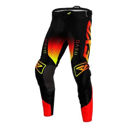 Pantalón de motocross FXR REVO COMP TEQUILA SUNSET 2022 - Negro / Rojo Ref : FXR0357 