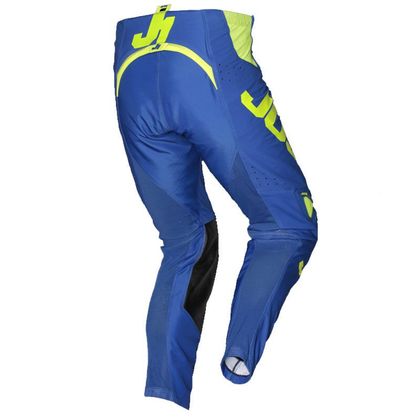 Pantalón de motocross JUST1 J-FLEX ARIA BLUE/FLUO YELLOW 2021
