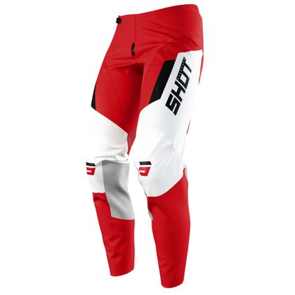 Pantalón de motocross Shot CONTACT - CHASE RED 2022 - Rojo / Gris Ref : SO2088 