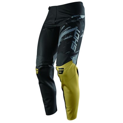 Pantalón de motocross Shot CONTACT DRAW - GOLD 2021 - Negro / Amarillo Ref : SO1849 