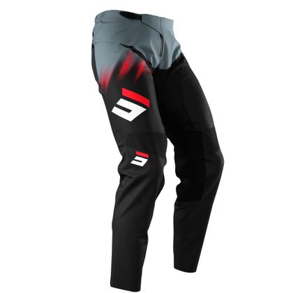 Pantalón de motocross Shot DEVO VERSUS - BLACK RED 2022 - Negro / Rojo