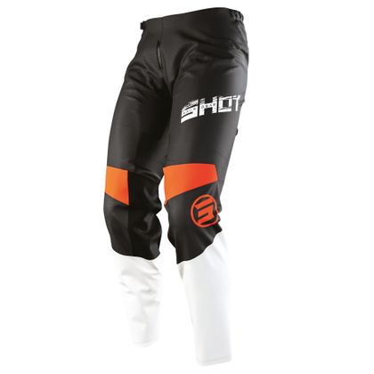 Pantalón de motocross Shot DEVO SLAM KID - ORANGE - Naranja / Blanco