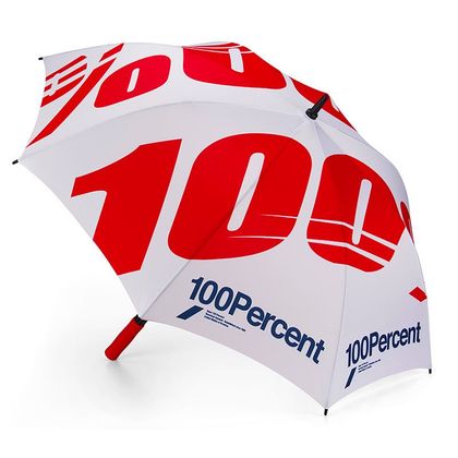 Paraguas 100% STRIKE - Blanco / Rojo