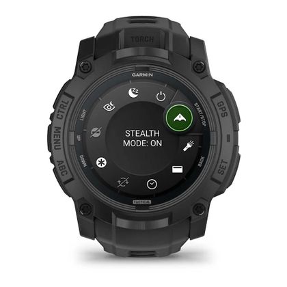 Montre Connectée Garmin Instinct 3 AMOLED - Tactical Edition - 50 mm Universel - Noir